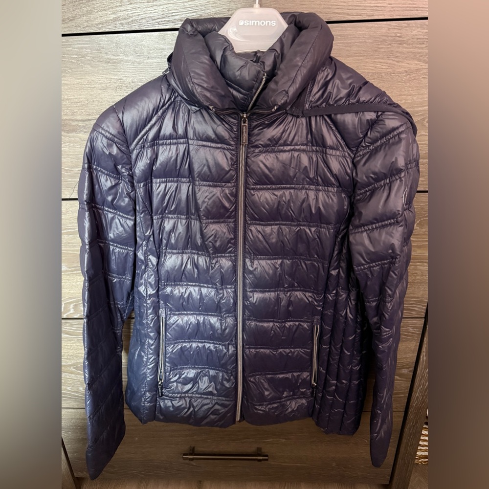 Women's Purple Puffer Jacket